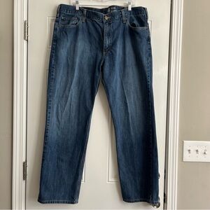 Carhartt B320 WTB Blue Work Wear Jeans Men’s Relaxed Fit Straight Leg 42x32